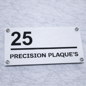 Bellissima Acrylic Modern House Sign A2 P4 (280 x 140mm)