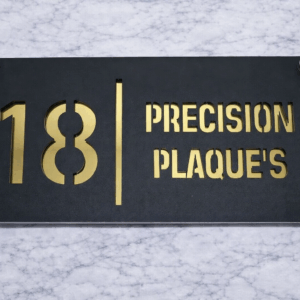 Bellissima Acrylic Modern House sign A1 P1 – 300 x 160mm