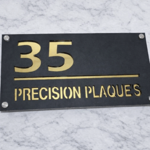 Bellissima Acrylic Modern House Sign A1 P4 –(300 x 160mm)