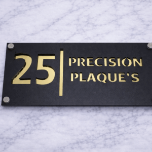 Bellissima Acrylic Modern House sign A2 P1 (280 x 140mm)