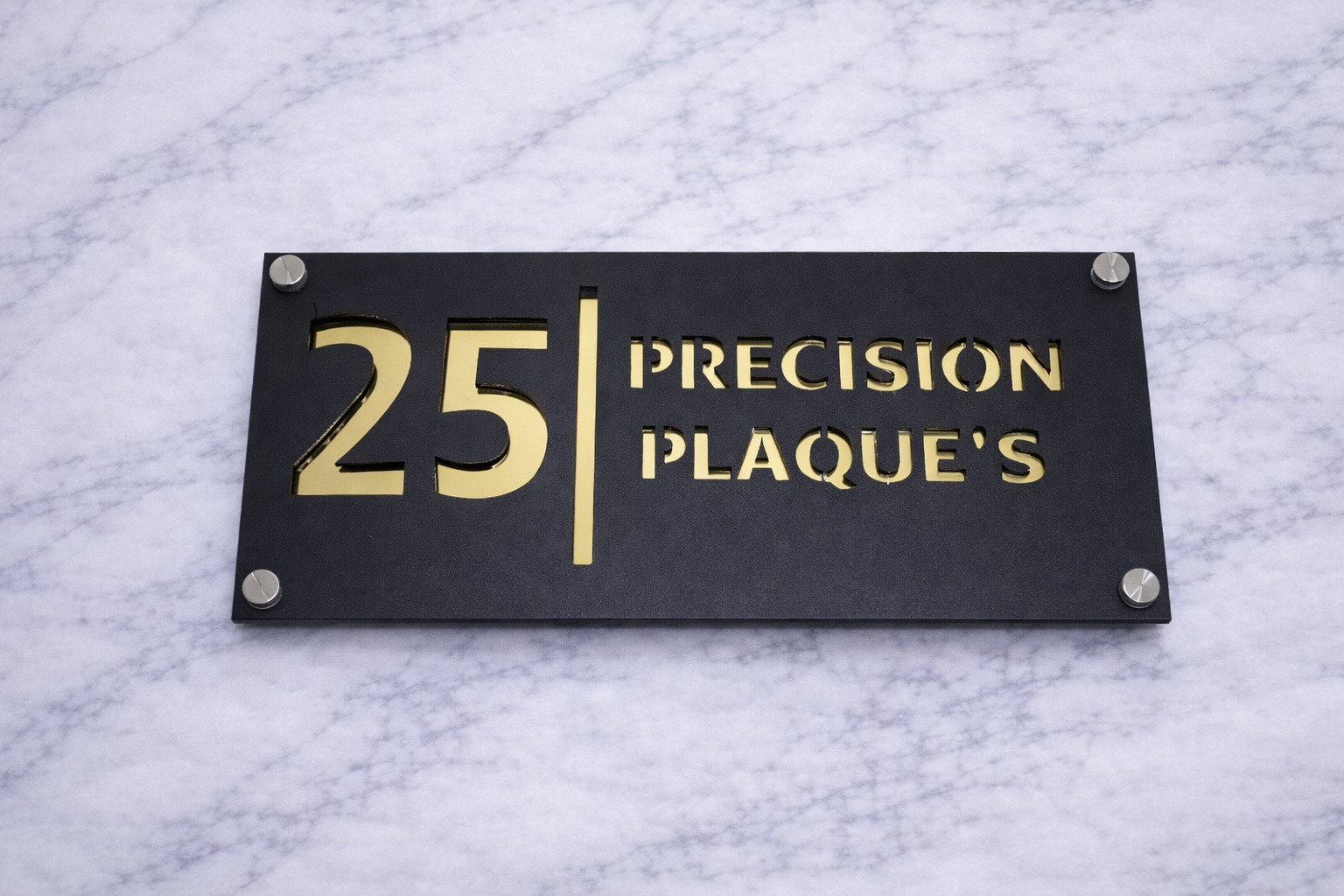 Bellissima Acrylic Modern House sign A2 P1 (280 x 140mm)