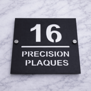 Bellissima Acrylic Modern House Sign A3 P1 – 180 x 180mm