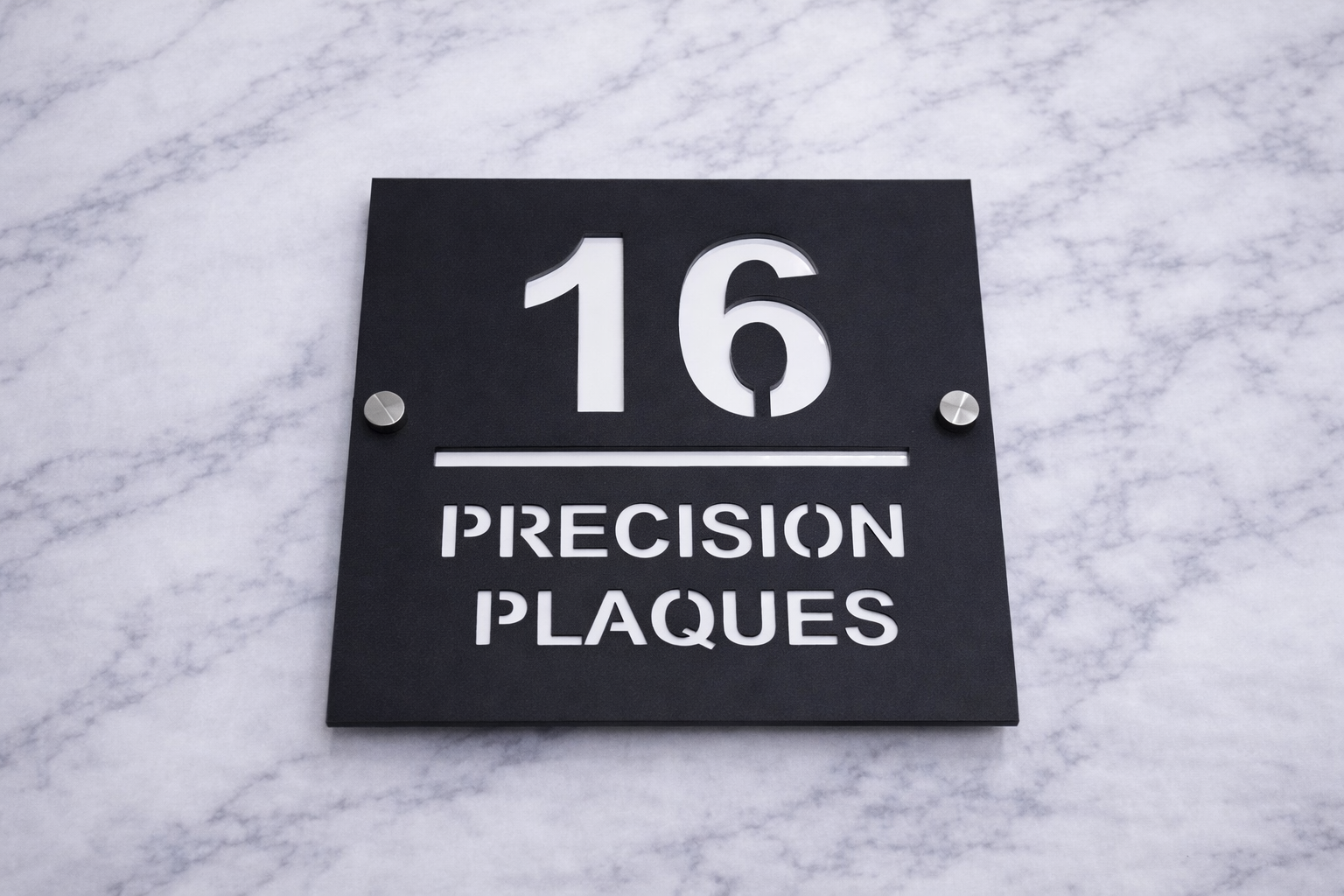 Bellissima Acrylic Modern House Sign A3 P1 – 180 x 180mm